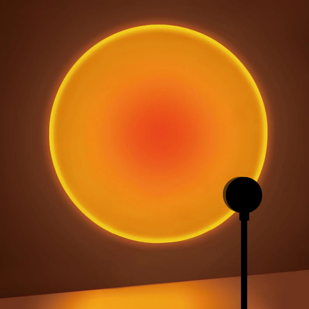 Sunset Projection Lamp — Golden Hour Aesthetic Bedroom Light